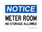 Meter Room No Storage Allowed