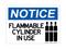 Flammable Cylinders In Use Flammable Cylinders In Use
