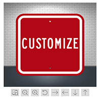 Sign Kings Customily Canvas Toolbar and Design Tool Guide Preview