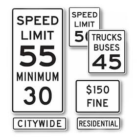 Speed Limit Signs