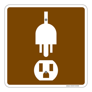 Electrical Hookup Sign,
