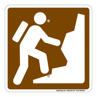Rock Climbing Signs MUTCD Compliant Traffic Control Signs , Reflective ...
