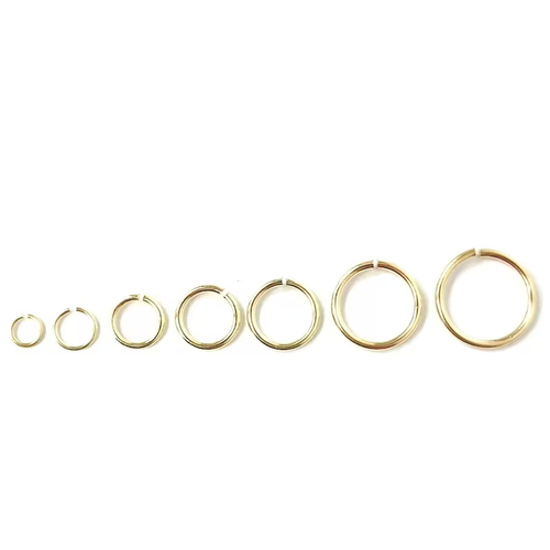 375 Gold (9ct) Jump Ring  7mm, 1mm wire