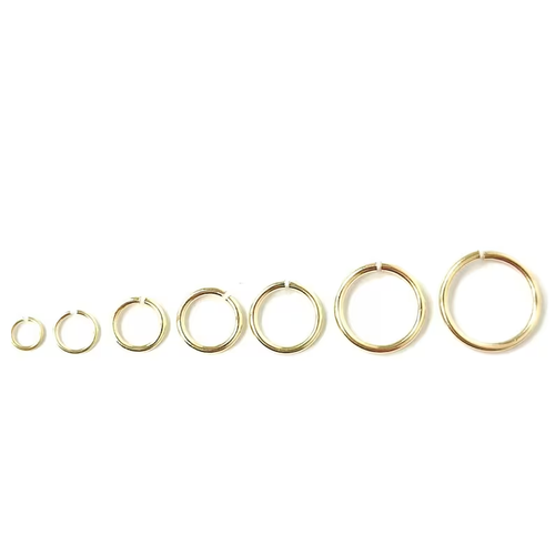 375 Gold (9ct) Jump Ring  6mm, 0.8mm wire