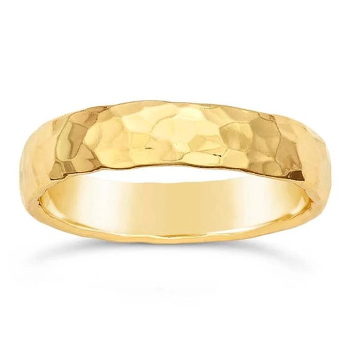 12/20 Yellow Gold-Filled Hammered Band