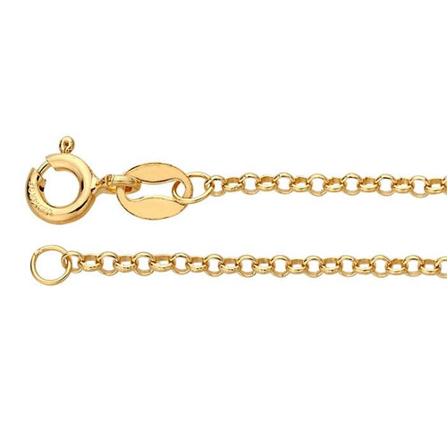 14/20GF Chain, 1.65mm Round Rolo, 50cm Long