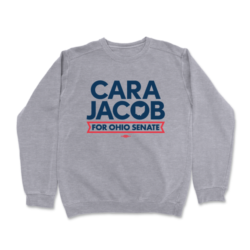 Cara Jacob For Ohio Senate (Dark Ash Crewneck Sweater)