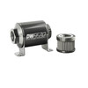 [PN: 8-03-070-100K] DW Universal In-line fuel filter element and housing kit, stainless steel 100 micron,-8AN,70mm