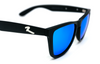 REEZEN Eyewear - "TEAM SIGNATURE" Satin Black Frame, Extreme Blue Lens