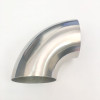 Ticon 1.5” Diameter Titanium 90º Elbow: 1.1D / 1.65" CLR, 1mm/.039”