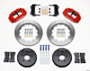 [PN: 140-9192-R] Wilwood Narrow Superlite 6R Front Hat Kit 14.00in Red Nissan 350Z/Fiti G35