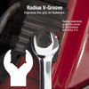 [PN: 9917MPRA] SUNEX Tools 25 Pc. Metric Full Polish V-Groove Combination Wrench Set
