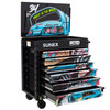 [PN: 8057XTBKRADAN] Rad Dan Manga Designed Black Premium Full 6 Drawer Service Cart