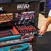 [PN: 8057XTBKRADAN] Rad Dan Manga Designed Black Premium Full 6 Drawer Service Cart