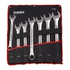 [PN: 9707A] SUNEX Tools 7 Piece SAE Raised Panel Jumbo Combination Wrench Set