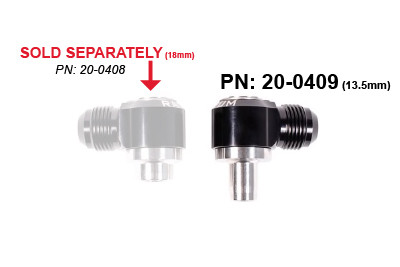 PN: 20-0409] Radium 10AN Male Press-Fit Swivel Banjo, All Toyota