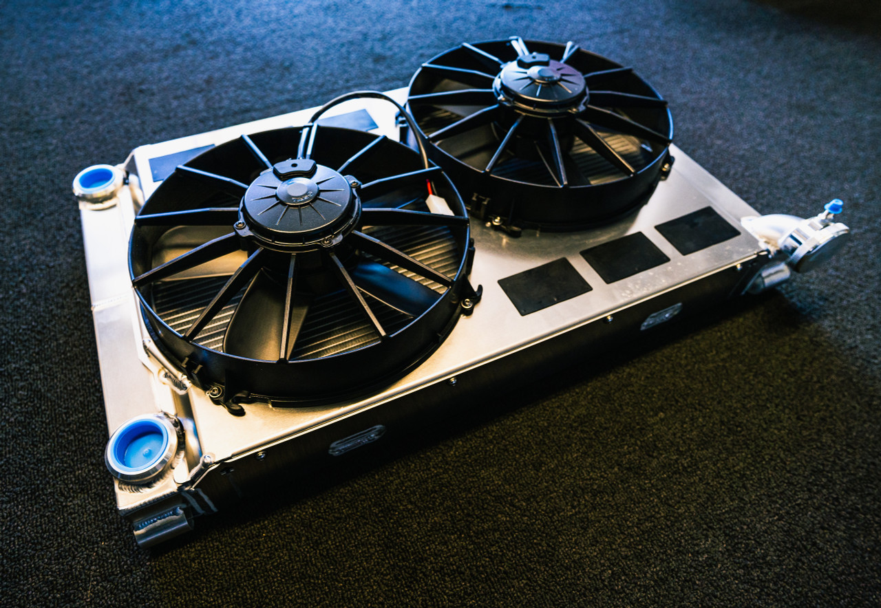 C&R Direct Fit Dual Pass Radiator for MKIV Supra - RAD Industries