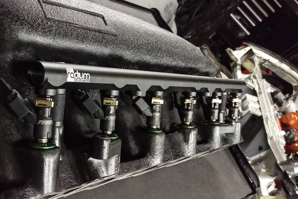 PN: 20-0277] Radium Fuel Rail, Top Feed Conversion, Nissan RB25DET
