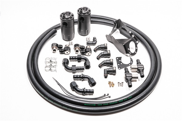 PN: 20-0590-FL] Radium Dual Catch Can Kit, Nissan R32 Skyline GT-R