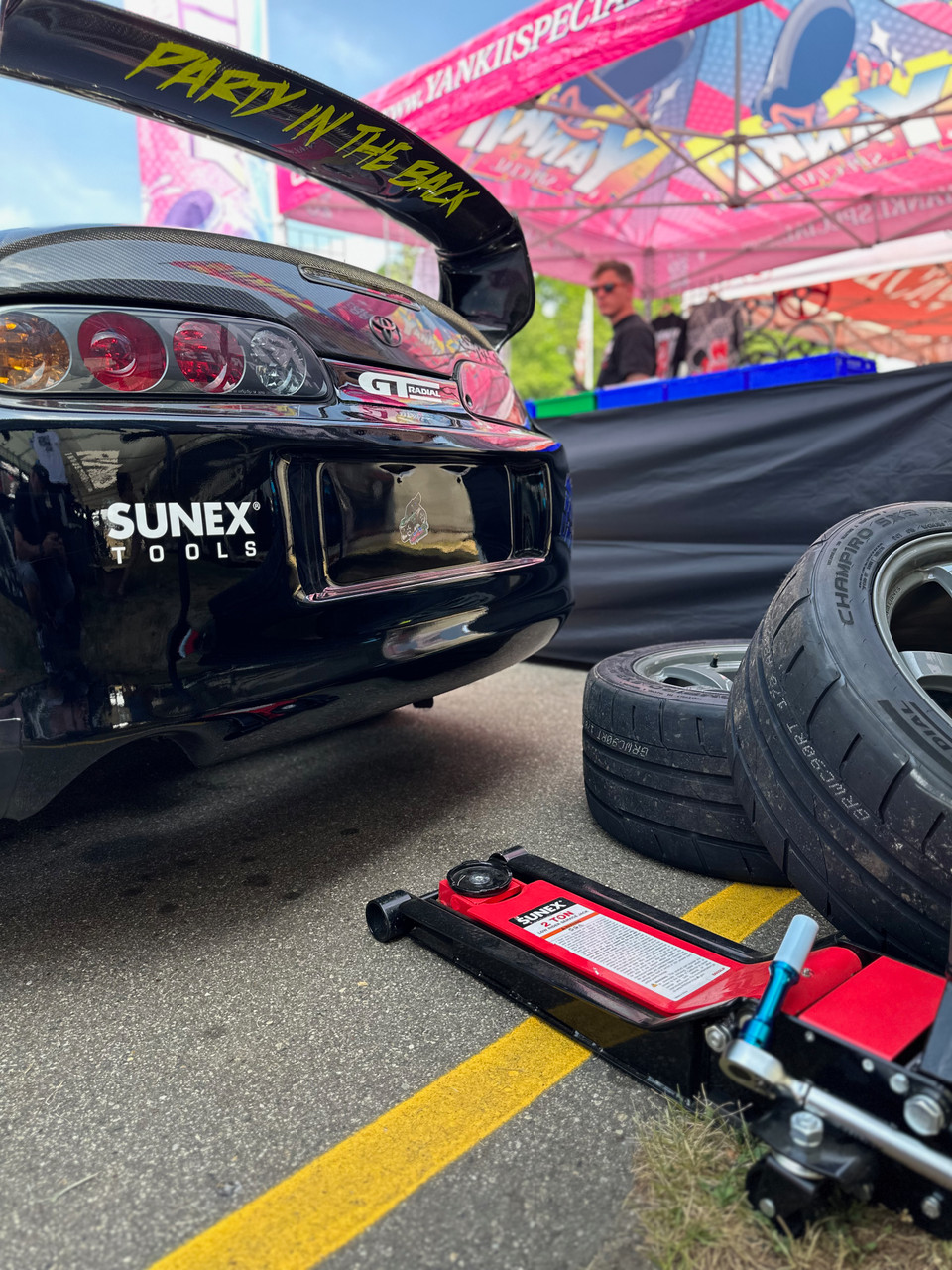 [PN 66037] SUNEX Tools 3.5 Ton Service Jack with Quick Lift System