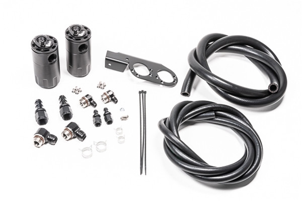 PN: 20-07-FL] Radium PCV Catch Can Kit Nissan Z33 V35 VQ35DE Fluid
