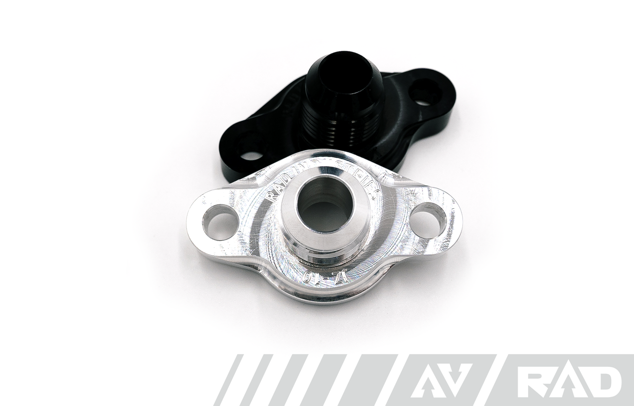 RAD Industries Turbo Oil Drain Flange w/-10 Male Fitting