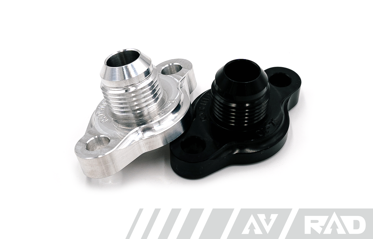 RAD Industries Turbo Oil Drain Flange w/-10 Male Fitting