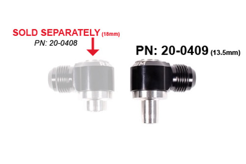 [PN: 20-0409] Radium 10AN Male Press-Fit Swivel Banjo, All Toyota 2JZ Exhaust