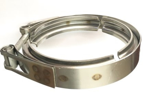 Ticon 4" Stainless Steel V-Band Clamp, Fits 4 5/8" Flange OD