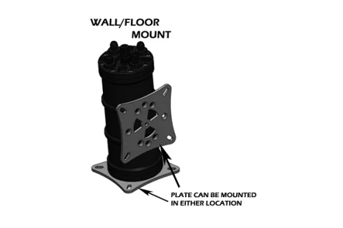 [PN: 13-0054] Radium FST Mounting Bracket, Wall/Floor Standard Mount