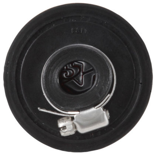 [PN: 62-1330] K&N Clamp On Rubber Base Crankcase Vent Filter 0.5in Flange ID 2in OD 1.5in Height