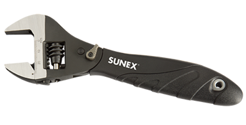 [PN: 9610] SUNEX Tools 8" Ratcheting Adjustable Wrench