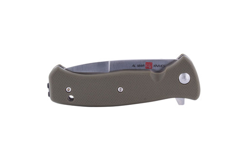 AL MAR KNIVES 3" S.E.R.E 2020 OD Green Folding Knife AL MAR KNIVES 3" S.E.R.E 2020 OD Green Folding Knife
