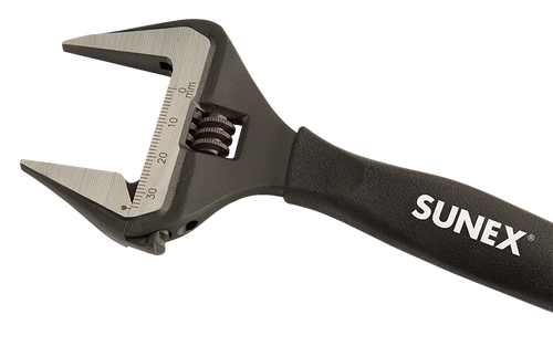 [PN: 9611] SUNEX Tools 6″ WIDEMOUTH SERIES ADJUSTABLE WRENCH