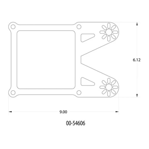 [PN: 00-54606] 4500 Flange 2 Solenoid Side Mount Bracket