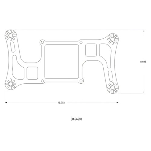 [PN: 00-54610] 4500 Flange Boomerang 4 Solenoid Bracket
