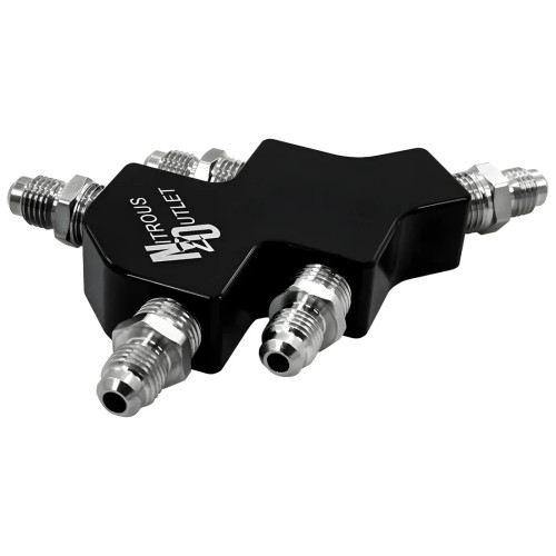 [PN: 00-01731] 4-Way 4AN High Flow Stacked Y Distribution Block