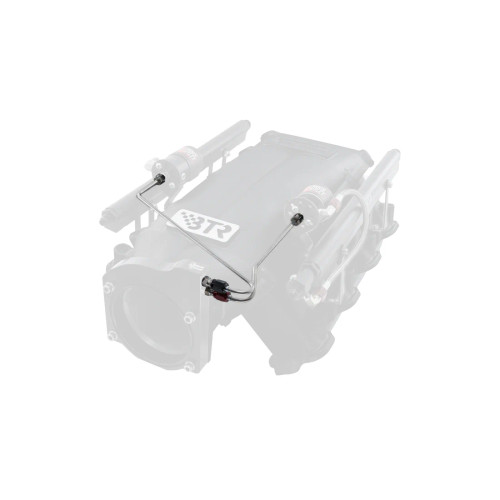 [PN: 00-10194-HL] GM BTR Trinity Throttle Body Plate System Hardline Kit - Solenoids To Plate