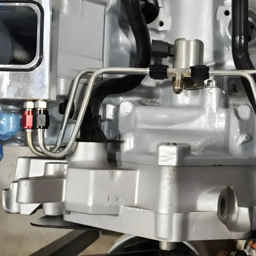 [PN: 00-10193-HL] Nitrous Outlet 5.7, 6.1, & 6.4 2008-2021 Eagle & Apache Head, 2015-2023 6.2L Hellcat Blower Spacer Plate System Hard-Lines