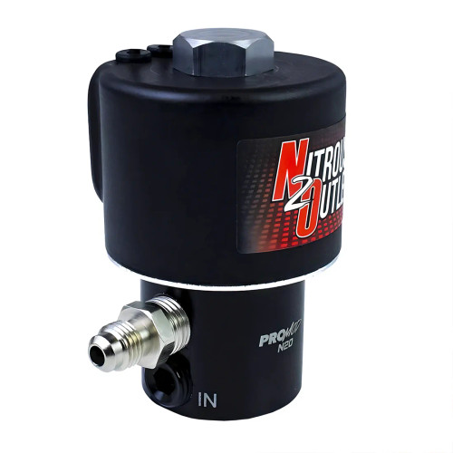 [PN: 00-50011-PMP] Pro Mod "Trashcan" Nitrous Solenoid - Raised Solenoid - .178" Orifice