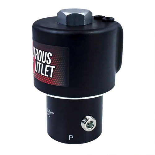 [PN: 00-50011-PMP] Pro Mod "Trashcan" Nitrous Solenoid - Raised Solenoid - .178" Orifice