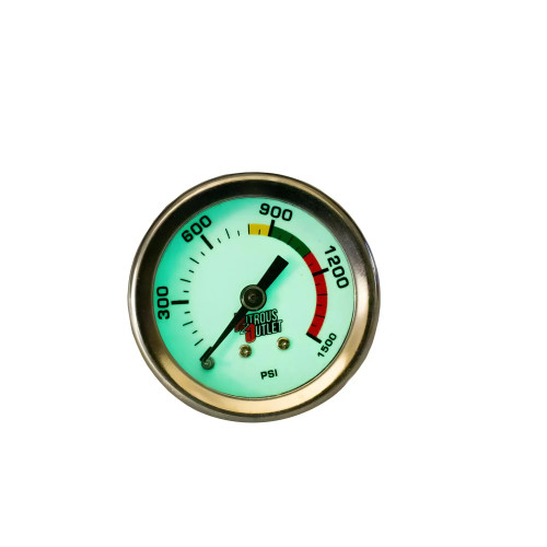 [PN: 00-63001-4] Luminescent Nitrous Pressure Gauge & 4 AN Manifold