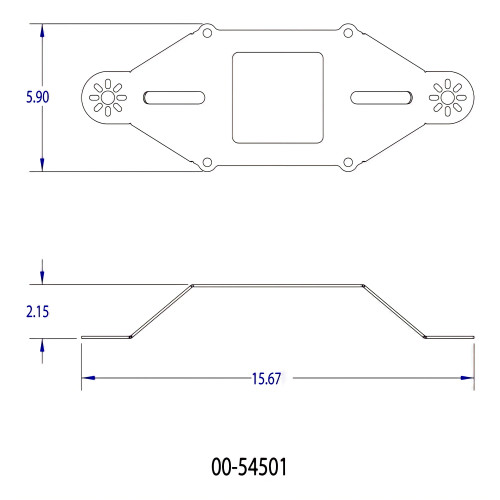 [PN: 00-10612-GEN3] Stinger 3 Race Wet 4150 Deep Break Nitrous Plate System