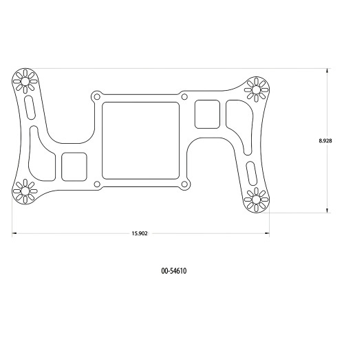 [PN: 00-10640] Hornet 2 Race Wet 4500 Boomerang Nitrous Plate System