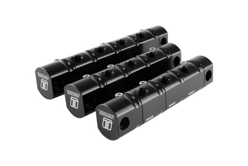 [PN: TS-0704-1101] Turbosmart Remote Vacuum Distribution Block 6 Way 1/8NPT