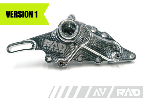 V1 RAD Industries 2JZ Billet Water Inlet Alternator Bracket
