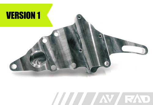 V1 RAD Industries 2JZ Billet Water Inlet Alternator Bracket