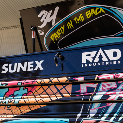 [PN: 8057XTBKRADAN] Rad Dan Manga Designed Black Premium Full 6 Drawer Service Cart