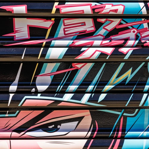 [PN: 8056FDBLRADDAN] BLUE Rad Dan Manga Designed Black Premium Full 6 Drawer Service Cart