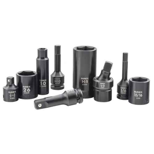 [PN: 26102] SUNEX Tools 102 Piece 1/2" Dr Master Impact Socket Set
